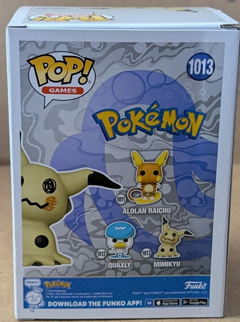Funko Pop! Pokemon - Mimikyu #1013 Vinyl Figure - *NEW in PROTECTOR*